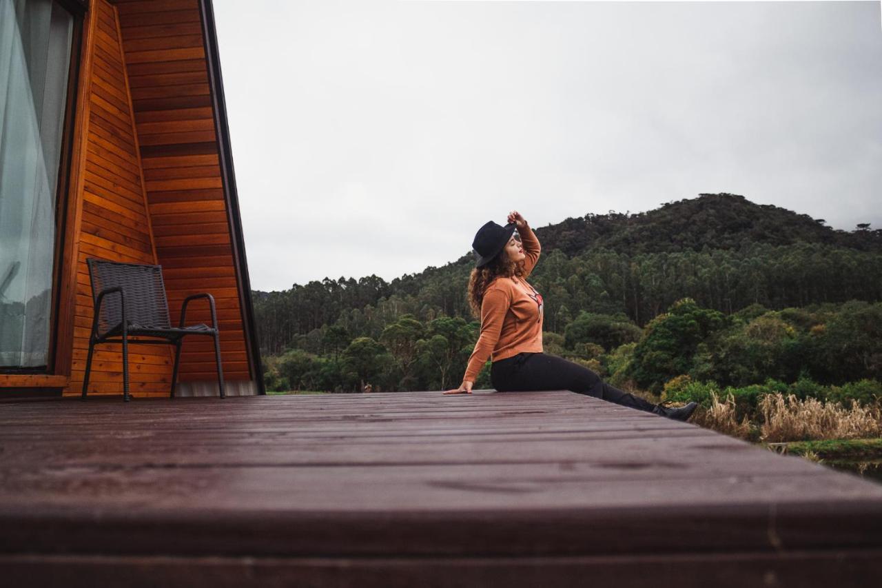 Chale Romantico Com Banheira De Hidromassagem E Lareira Distrik Bom Retiro Bagian luar foto